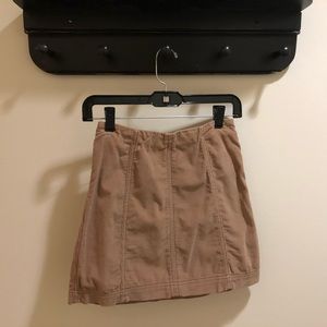Free People Corduroy Mini Skirt